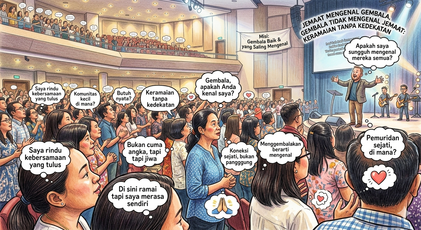 Jemaat Mengenal Gembala, Gembala Tidak Mengenal Jemaat